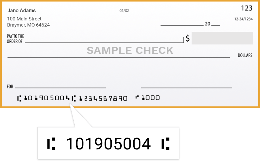 Routing Number